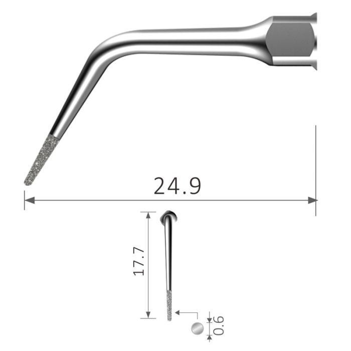 ES3D Ultraschallspitze - diamantiert