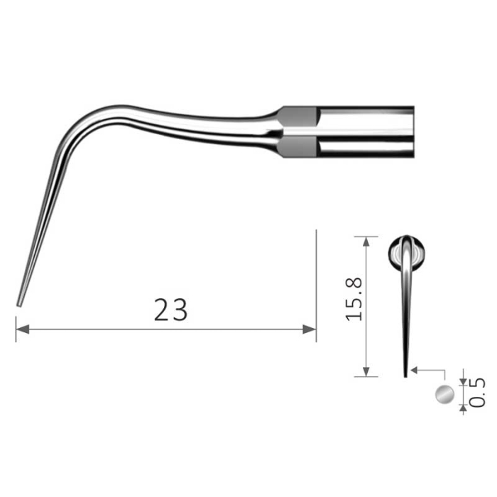 P52 Ultraschall Perio Spitze geeignet für EMS®