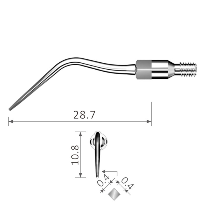 NK4 Universal Perio Airscaler Spitze für NSK® Ti-Max®