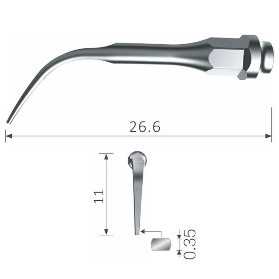 GC1 Scaling Ultraschall Spitze geeignet für Kavo® PIEZOlux®, Sonosoft® Lux