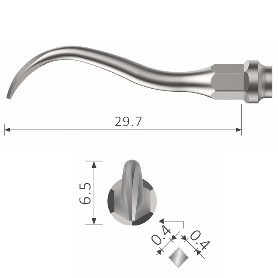 k#11 (PC1) Scaling Ultraschall Spitze geeignet für Kavo® Piezo, Sonosoft® Lux