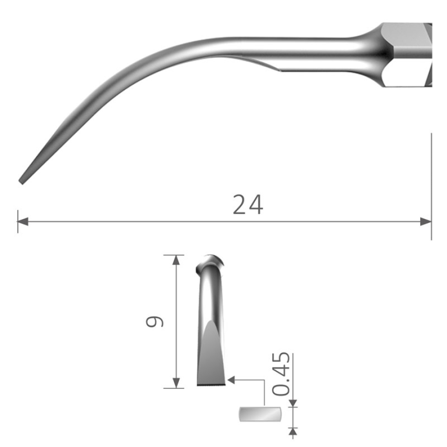 G6 UItraschall Scaling Spitze geeignet für EMS®