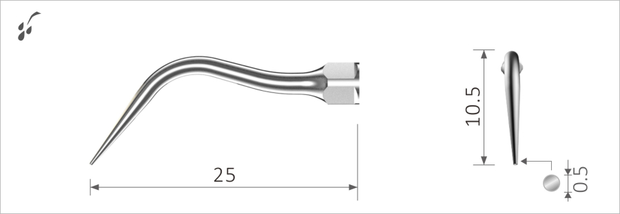 PD4 Perio Ultraschall Spitze für Satelec®