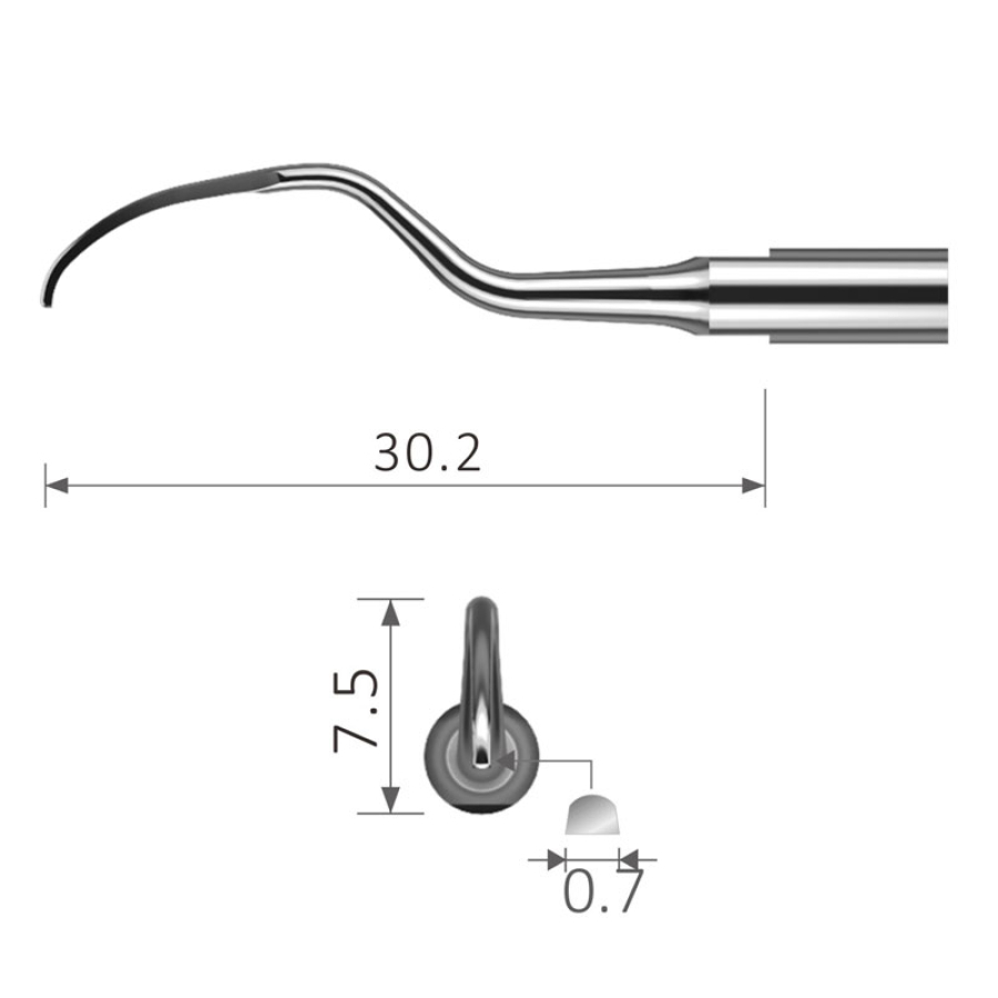 sH3 Perio Ultraschallspitze geeignet für Satelec®