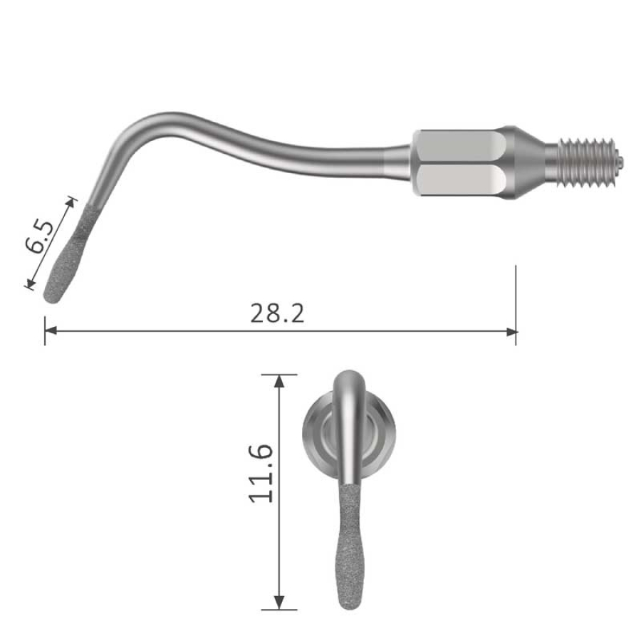 k#66 Airscaler Endo Spitze diamantiert geeignet für Kavo® Sonicflex