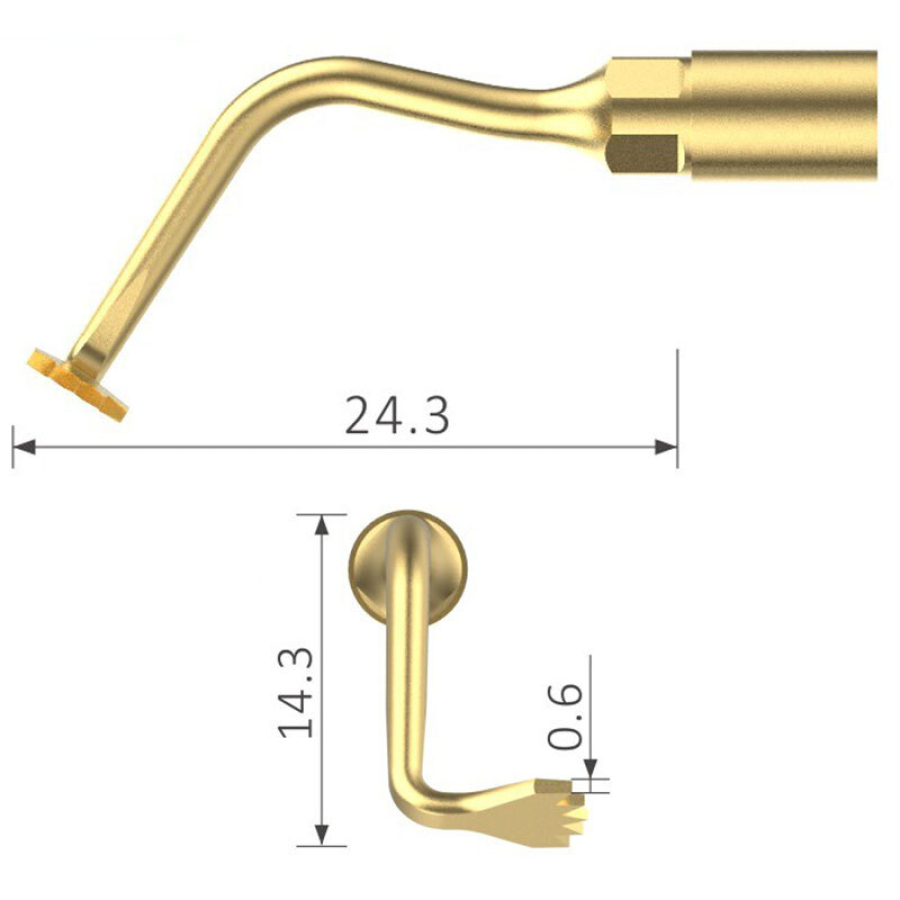 US1L Surgery Ultraschall Spitze geeignet für Mectron®