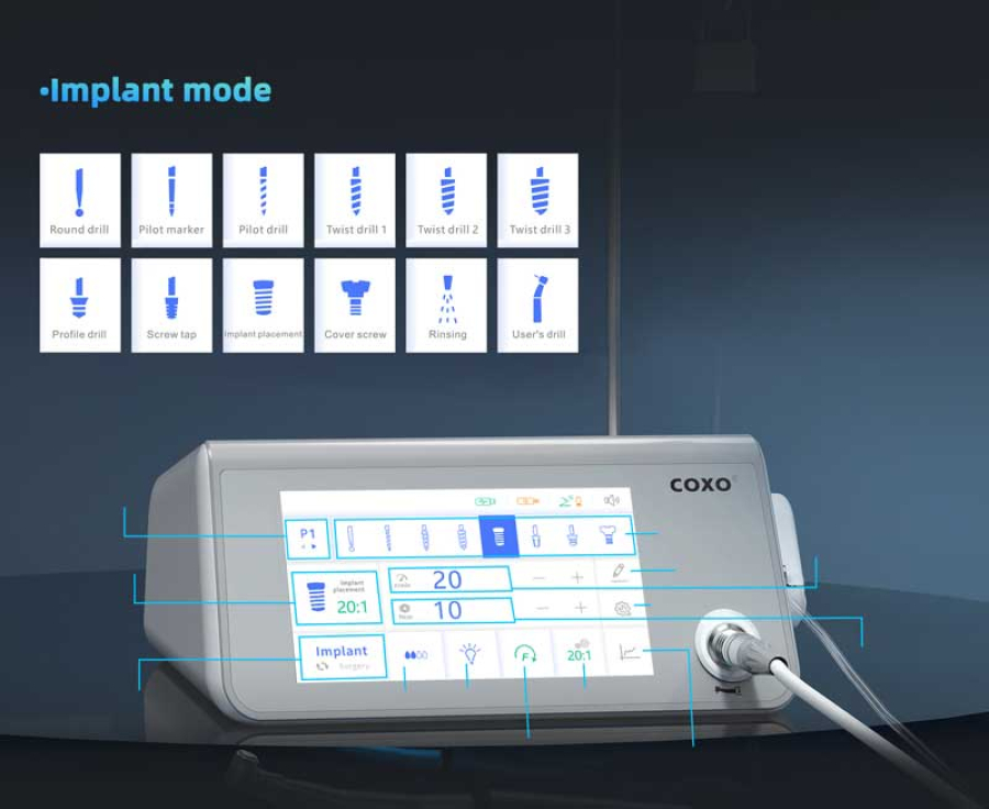 C-Sailor Pro+ Implantationssystem mit Licht