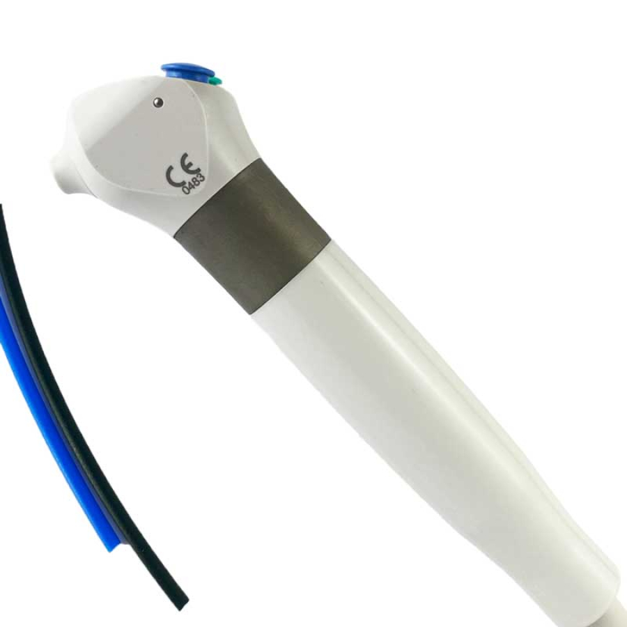 MC 3FP Spritze (abgewinkelt) mit Schlauch, freie Enden