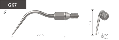 GK7 Perio Airscaler Spitze geeignet für KaVo® SONICflex®, NSK® Ti-Max